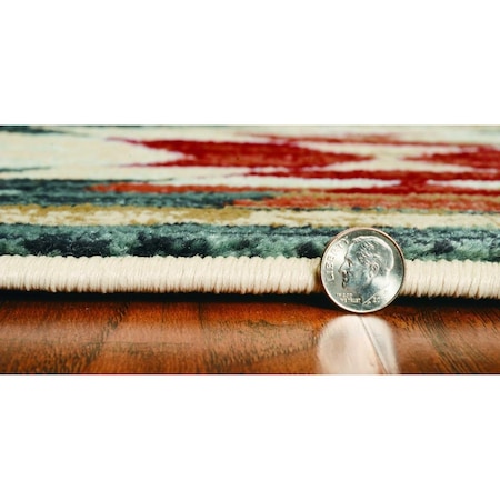 Palacedesigns 63 x 91 in. Ivory Polypropylene Rug PA3643970